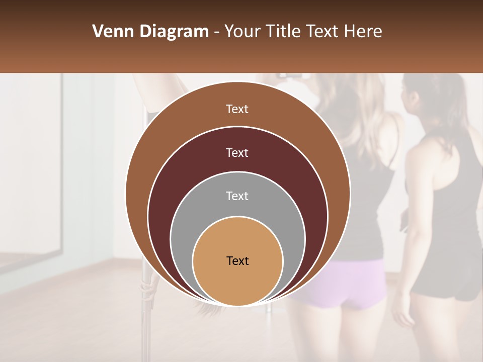 A Woman Doing A Handstand On A Pole PowerPoint Template