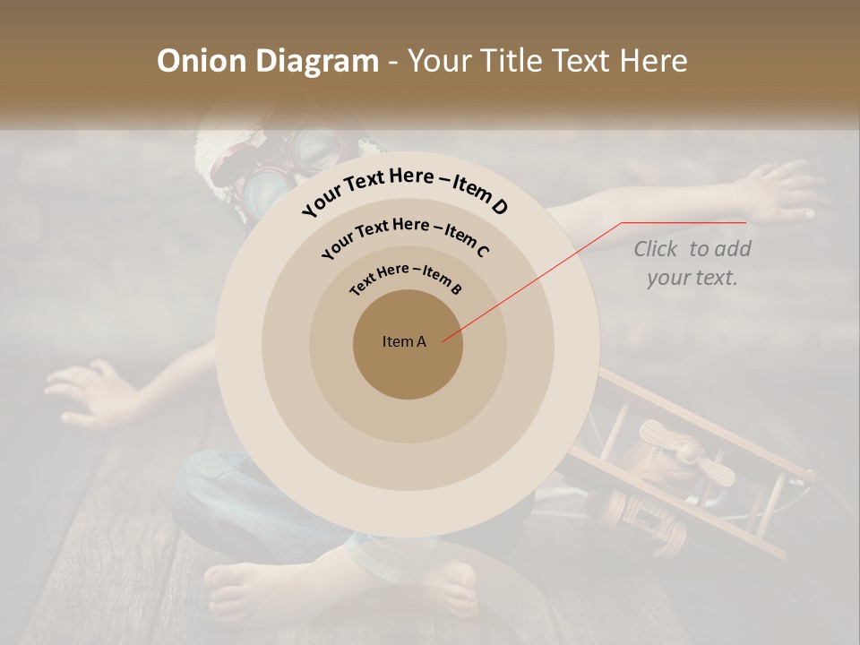 A Young Boy In A Hat And Scarf Sitting On A Wooden Floor PowerPoint Template