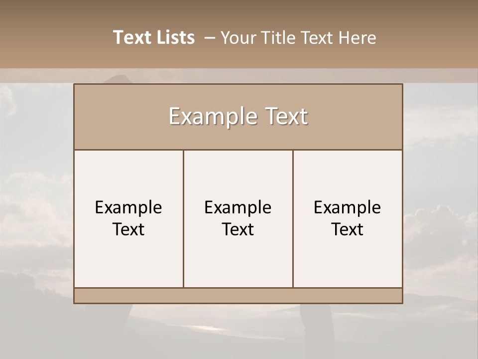 Two People Shaking Hands With The Sun In The Background PowerPoint Template