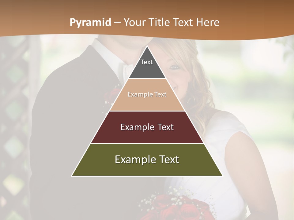 A Man And Woman Are Posing For A Picture PowerPoint Template