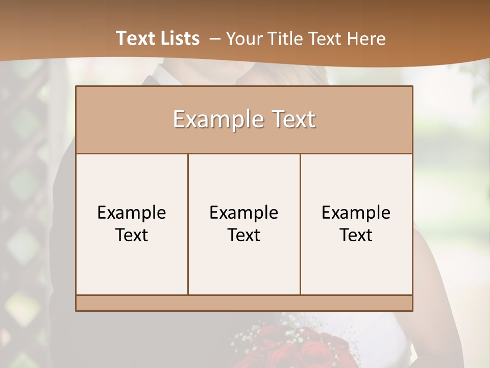 A Man And Woman Are Posing For A Picture PowerPoint Template