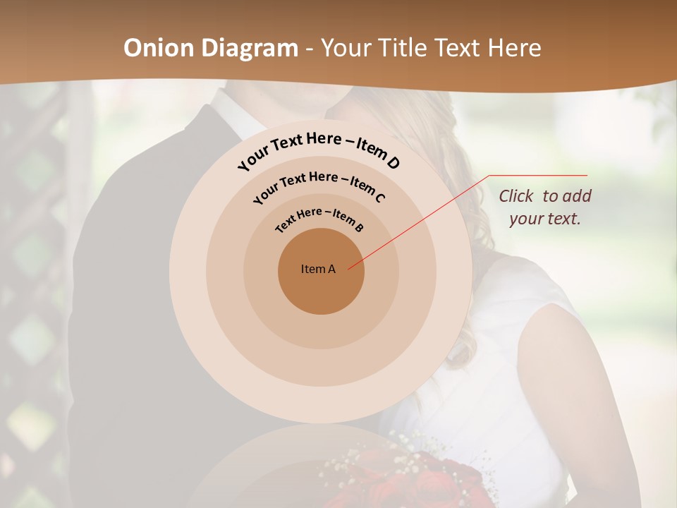 A Man And Woman Are Posing For A Picture PowerPoint Template