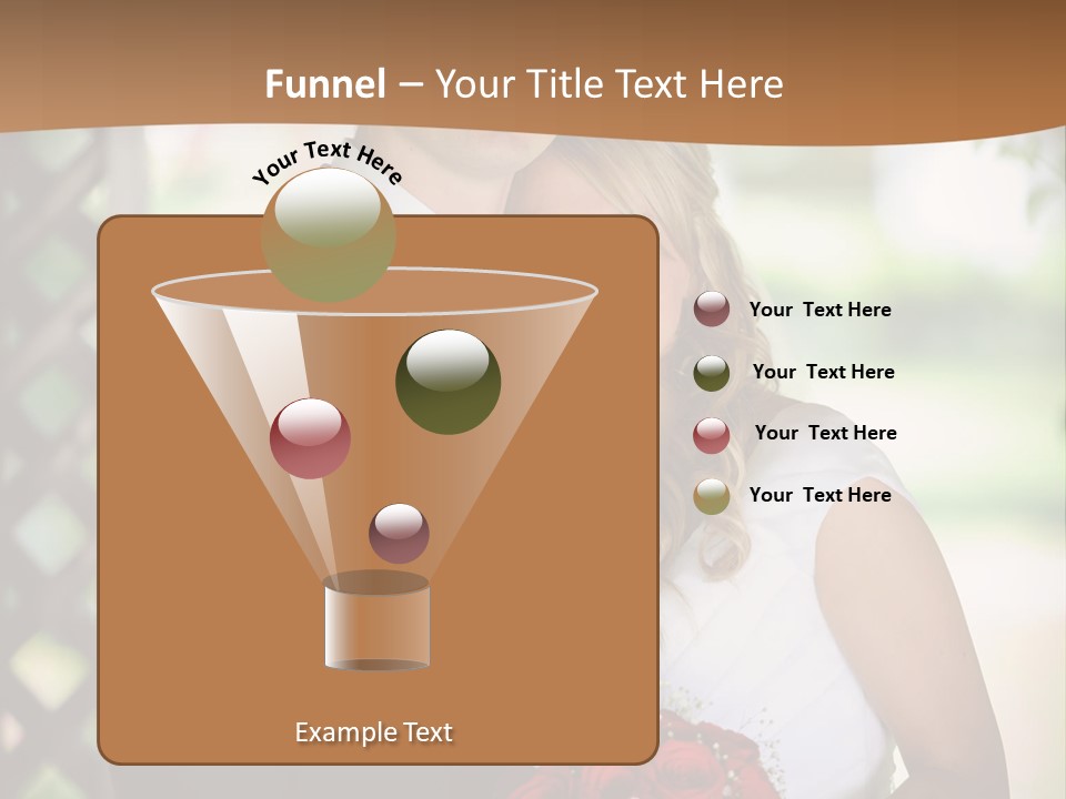 A Man And Woman Are Posing For A Picture PowerPoint Template