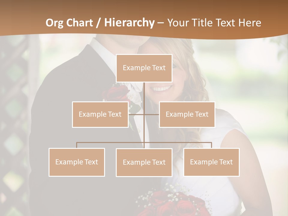 A Man And Woman Are Posing For A Picture PowerPoint Template
