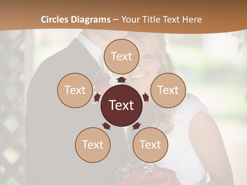 A Man And Woman Are Posing For A Picture PowerPoint Template