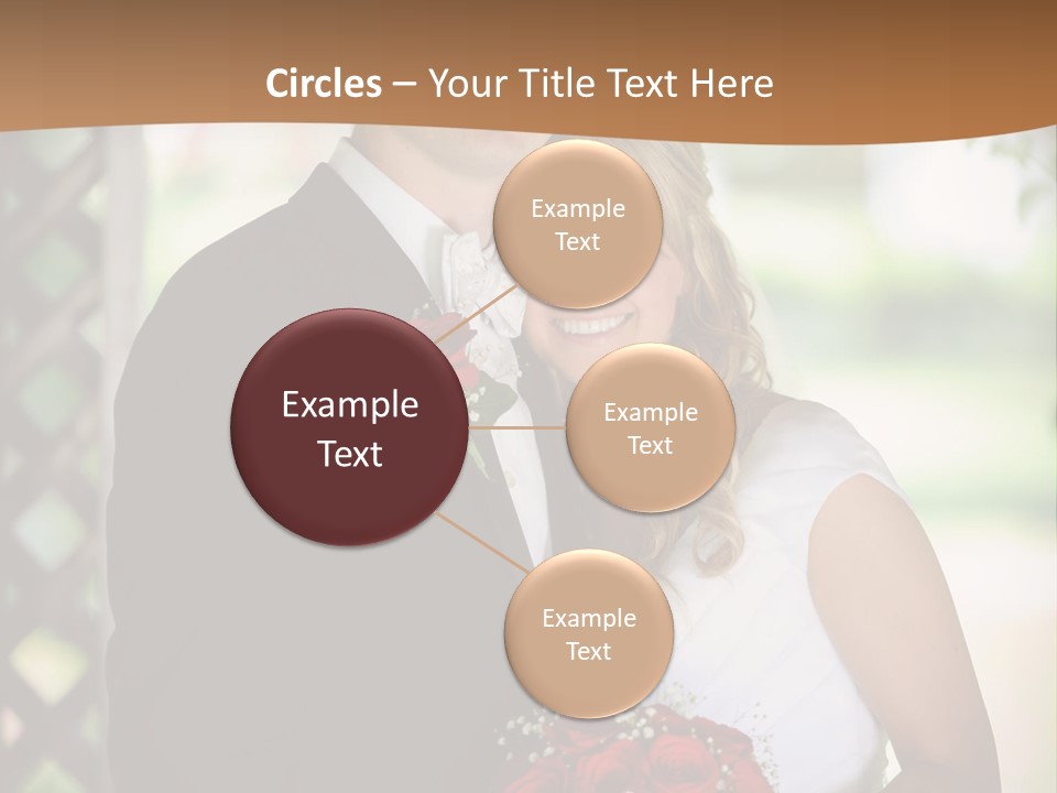 A Man And Woman Are Posing For A Picture PowerPoint Template