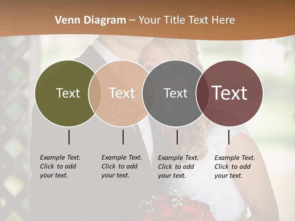 A Man And Woman Are Posing For A Picture PowerPoint Template