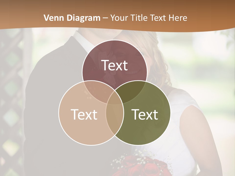 A Man And Woman Are Posing For A Picture PowerPoint Template