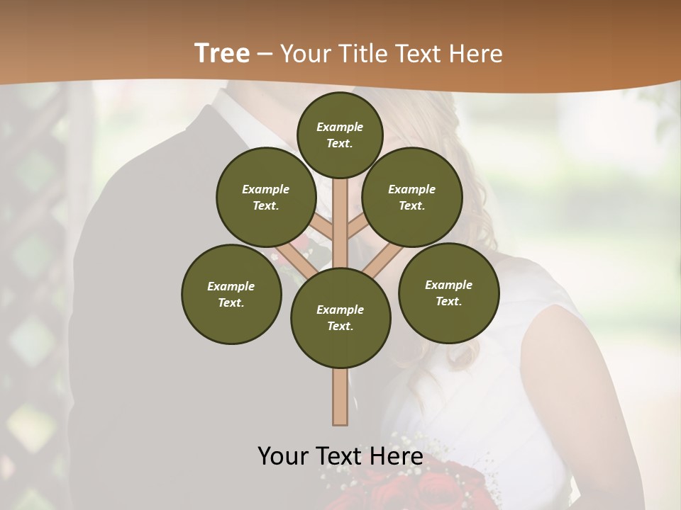 A Man And Woman Are Posing For A Picture PowerPoint Template