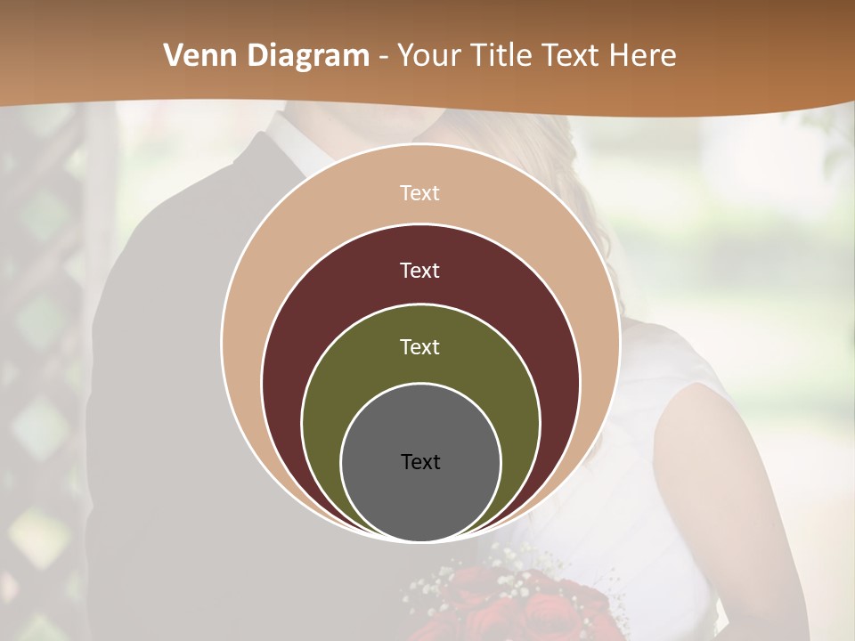 A Man And Woman Are Posing For A Picture PowerPoint Template