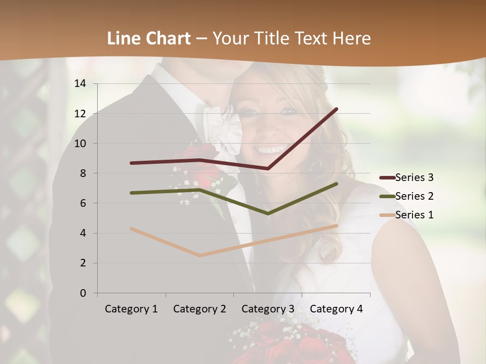 A Man And Woman Are Posing For A Picture PowerPoint Template
