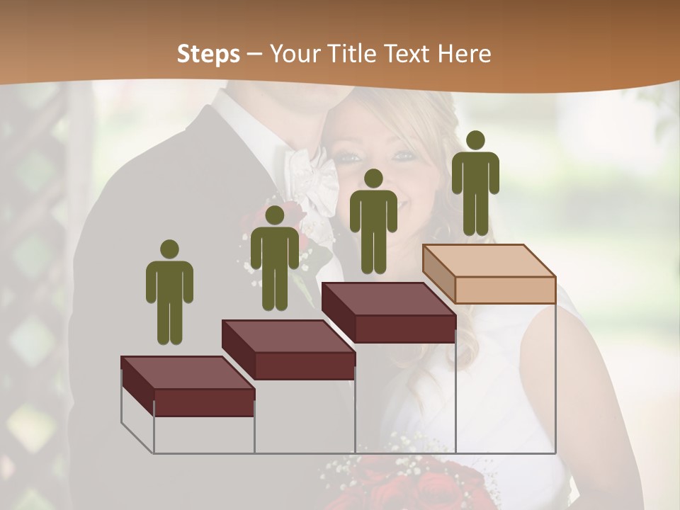 A Man And Woman Are Posing For A Picture PowerPoint Template