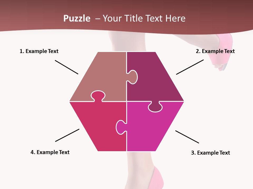 A Woman's Legs With High Heels Powerpoint Presentation Template PowerPoint Template