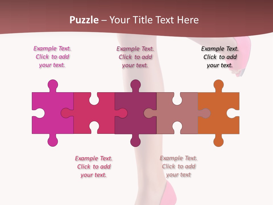 A Woman's Legs With High Heels Powerpoint Presentation Template PowerPoint Template