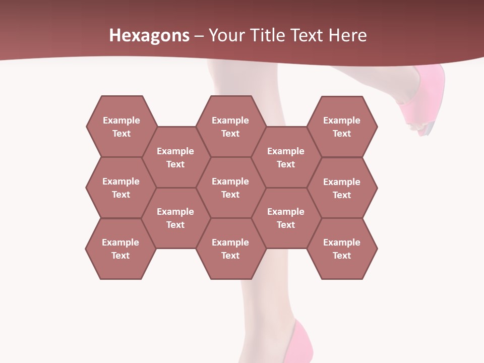 A Woman's Legs With High Heels Powerpoint Presentation Template PowerPoint Template