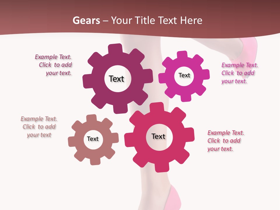 A Woman's Legs With High Heels Powerpoint Presentation Template PowerPoint Template