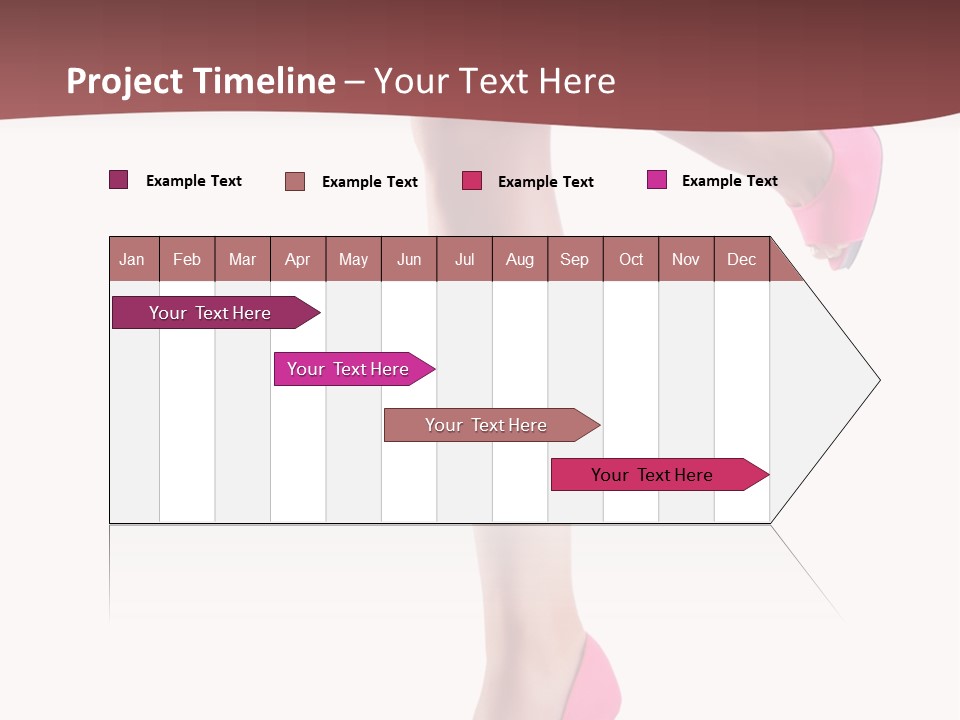 A Woman's Legs With High Heels Powerpoint Presentation Template PowerPoint Template