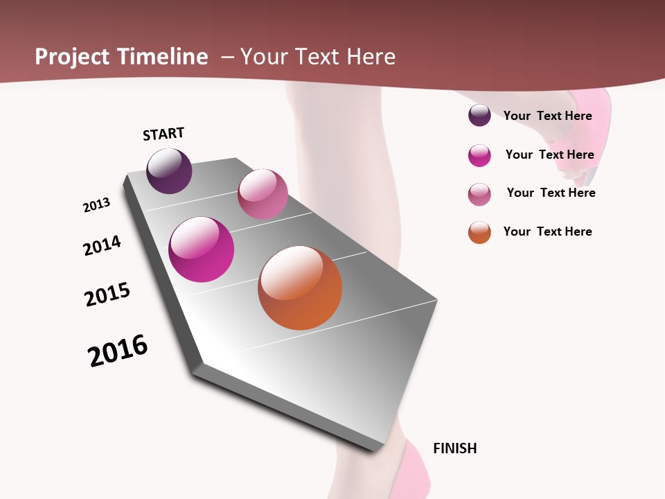 A Woman's Legs With High Heels Powerpoint Presentation Template PowerPoint Template