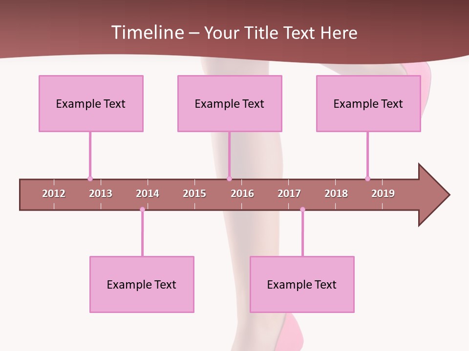 A Woman's Legs With High Heels Powerpoint Presentation Template PowerPoint Template