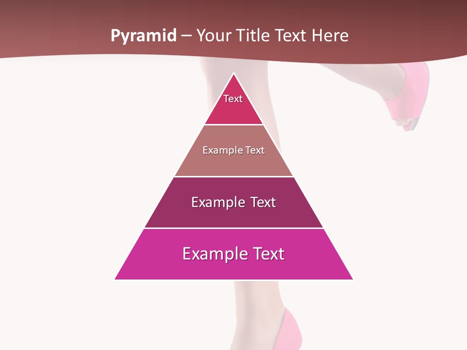 A Woman's Legs With High Heels Powerpoint Presentation Template PowerPoint Template