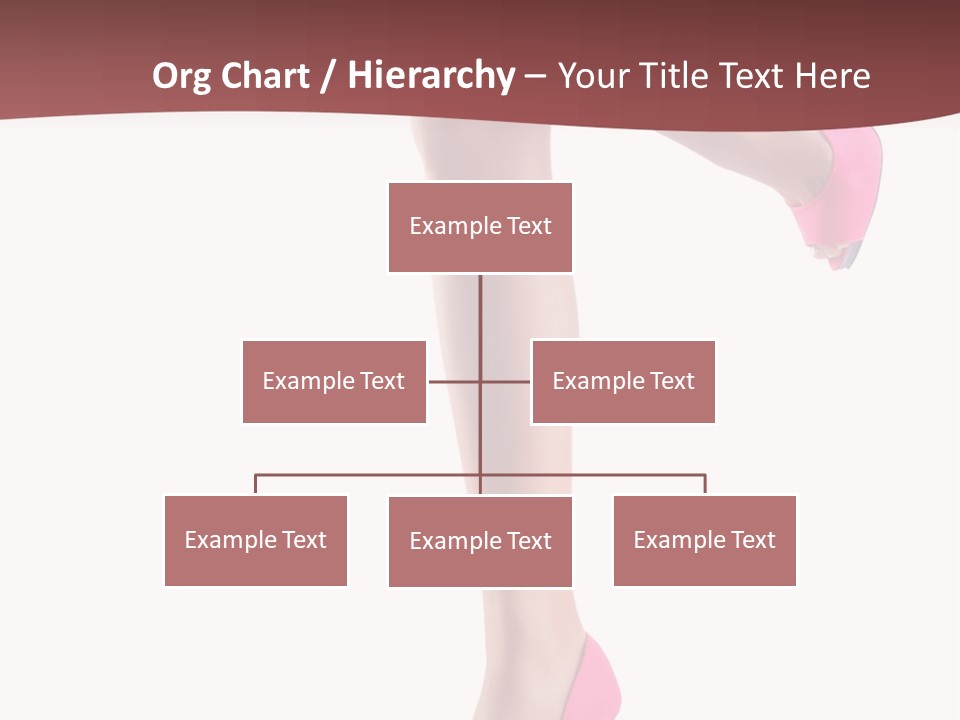 A Woman's Legs With High Heels Powerpoint Presentation Template PowerPoint Template