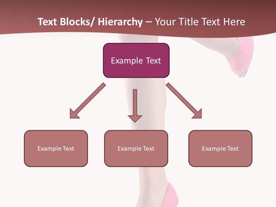 A Woman's Legs With High Heels Powerpoint Presentation Template PowerPoint Template