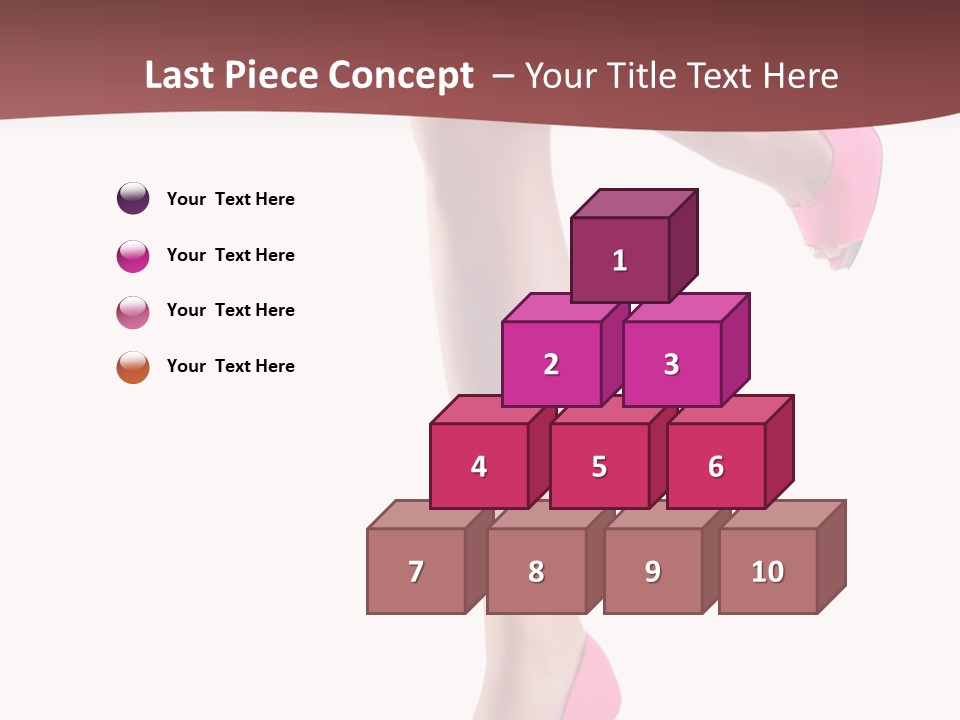 A Woman's Legs With High Heels Powerpoint Presentation Template PowerPoint Template