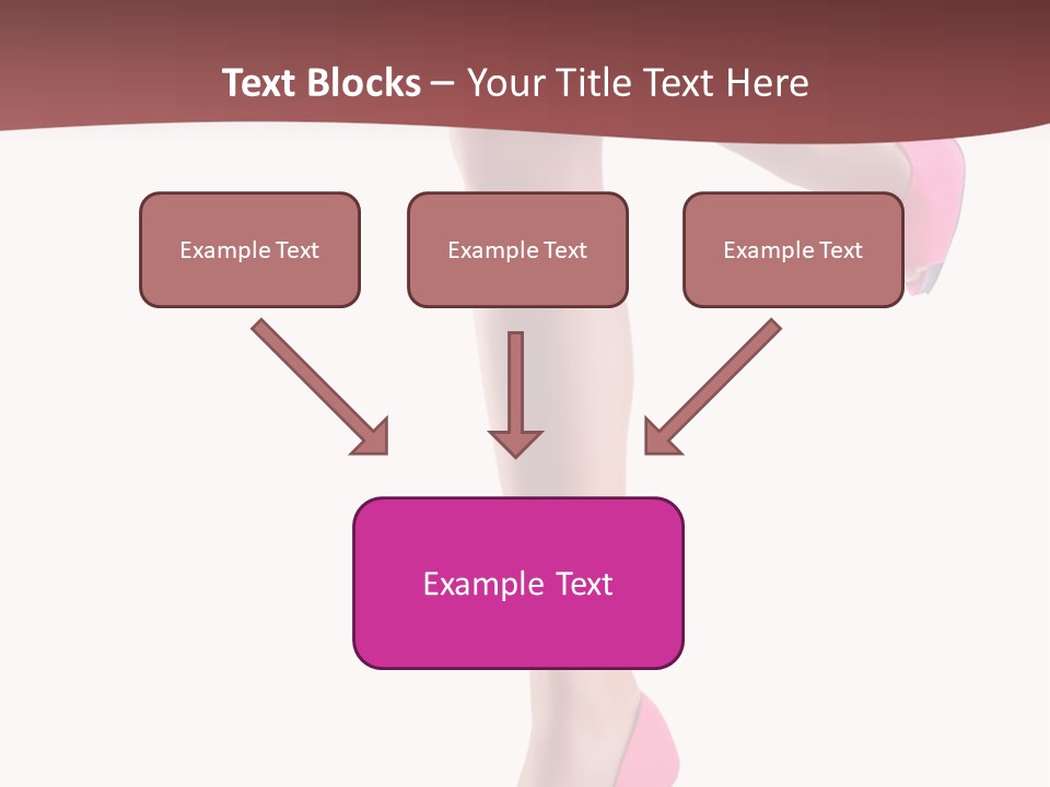 A Woman's Legs With High Heels Powerpoint Presentation Template PowerPoint Template