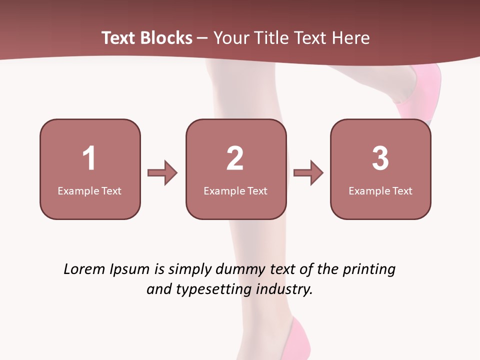 A Woman's Legs With High Heels Powerpoint Presentation Template PowerPoint Template