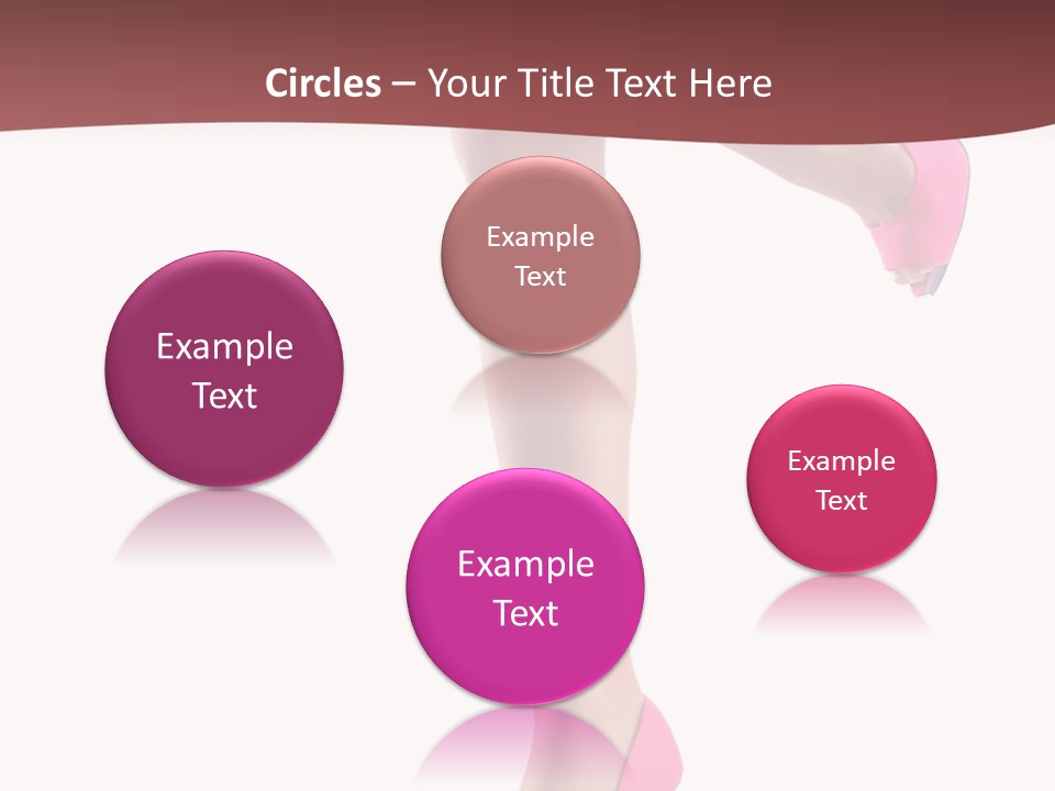 A Woman's Legs With High Heels Powerpoint Presentation Template PowerPoint Template