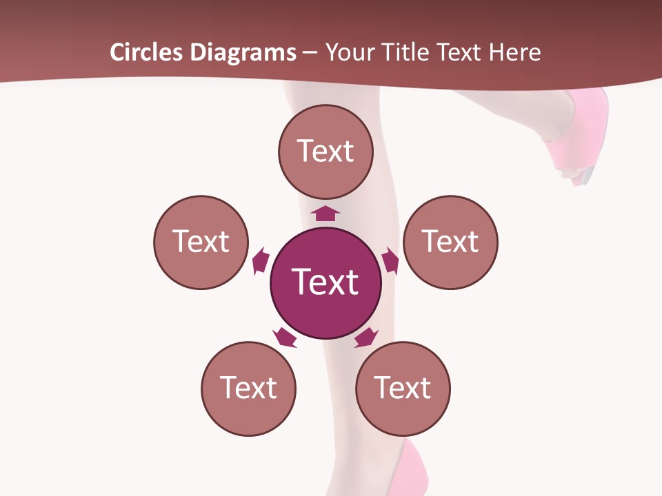 A Woman's Legs With High Heels Powerpoint Presentation Template PowerPoint Template