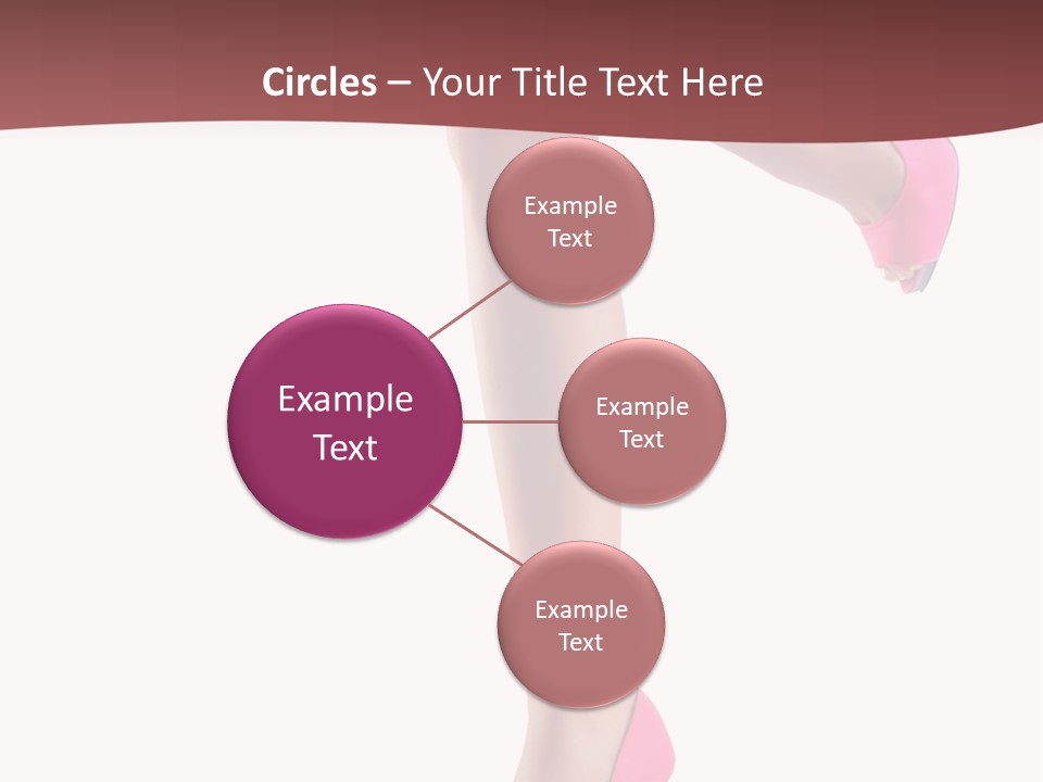 A Woman's Legs With High Heels Powerpoint Presentation Template PowerPoint Template