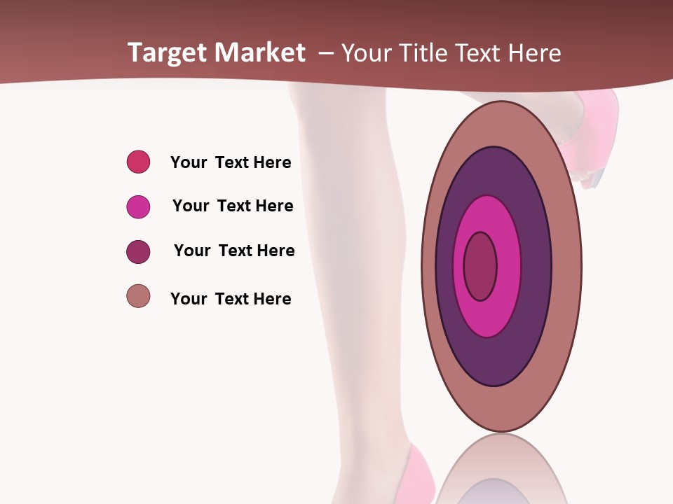 A Woman's Legs With High Heels Powerpoint Presentation Template PowerPoint Template