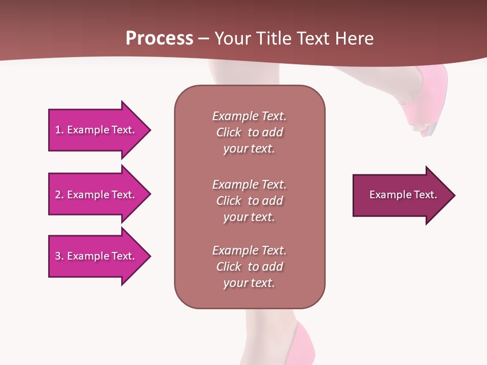 A Woman's Legs With High Heels Powerpoint Presentation Template PowerPoint Template