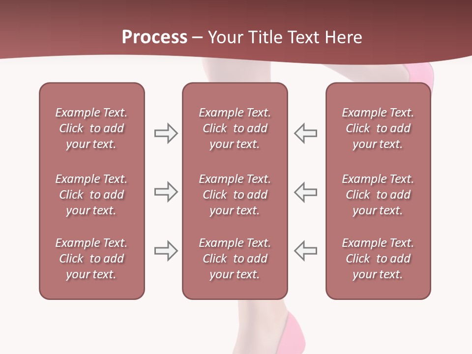 A Woman's Legs With High Heels Powerpoint Presentation Template PowerPoint Template