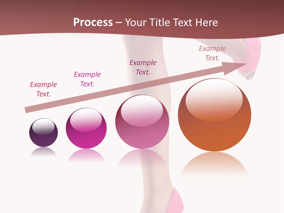 A Woman's Legs With High Heels Powerpoint Presentation Template PowerPoint Template