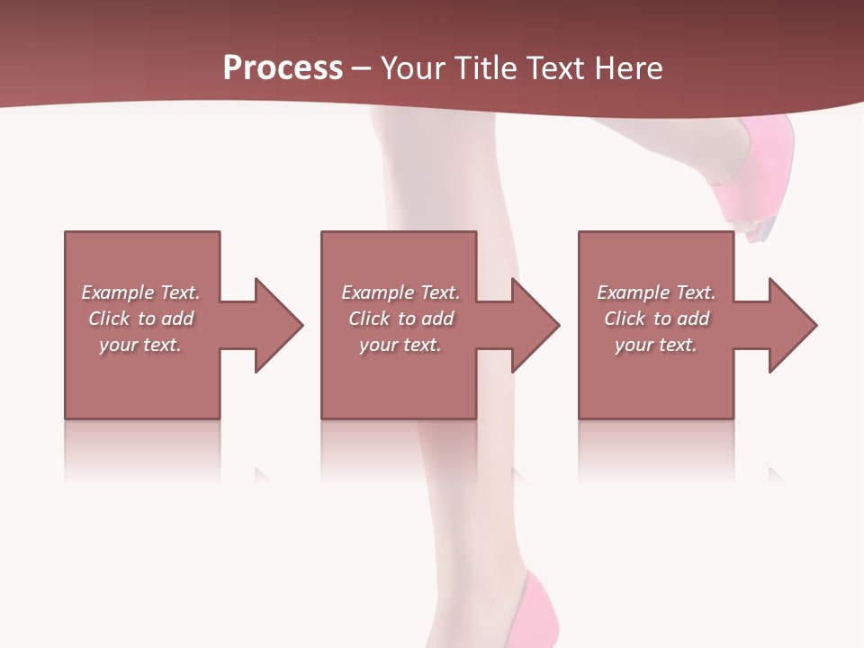 A Woman's Legs With High Heels Powerpoint Presentation Template PowerPoint Template