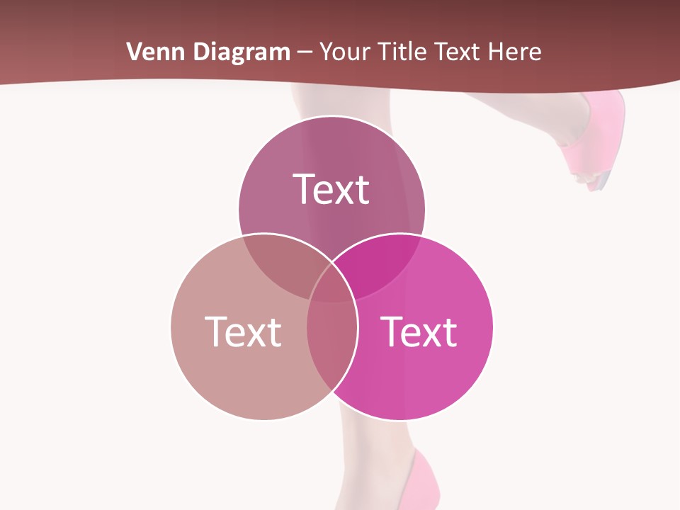 A Woman's Legs With High Heels Powerpoint Presentation Template PowerPoint Template