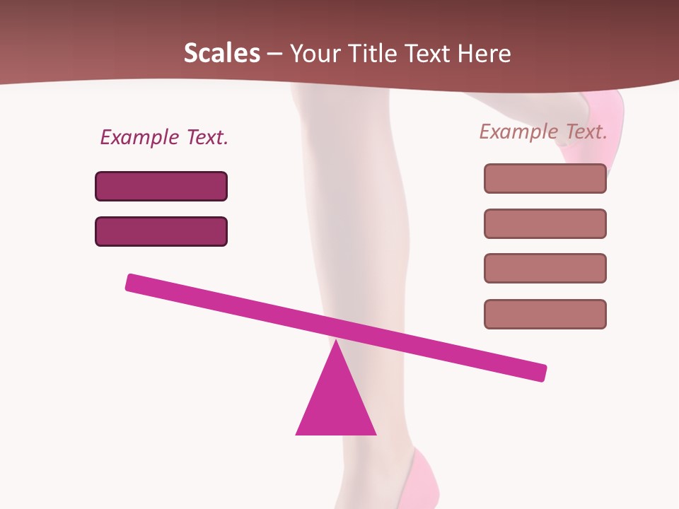 A Woman's Legs With High Heels Powerpoint Presentation Template PowerPoint Template