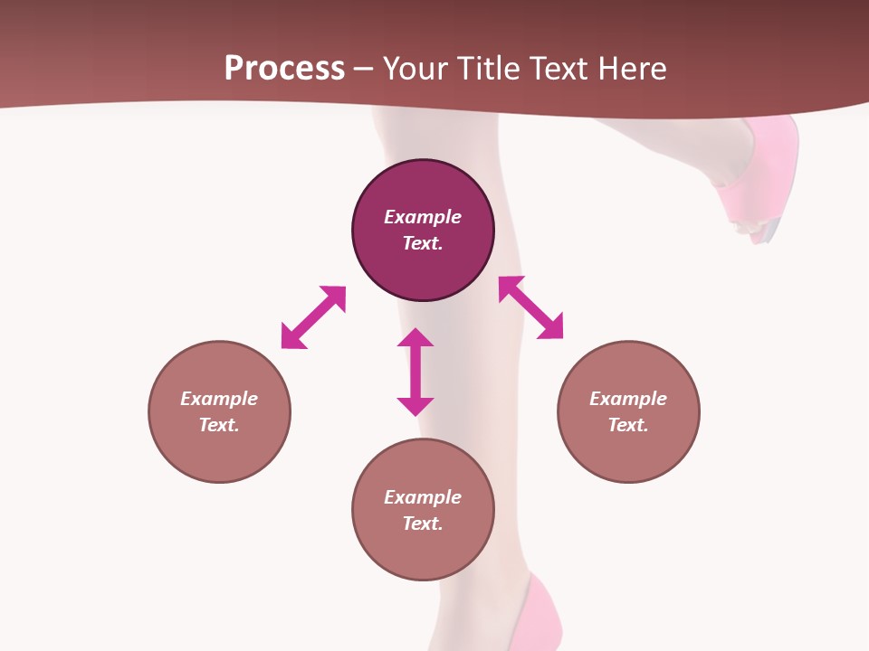 A Woman's Legs With High Heels Powerpoint Presentation Template PowerPoint Template