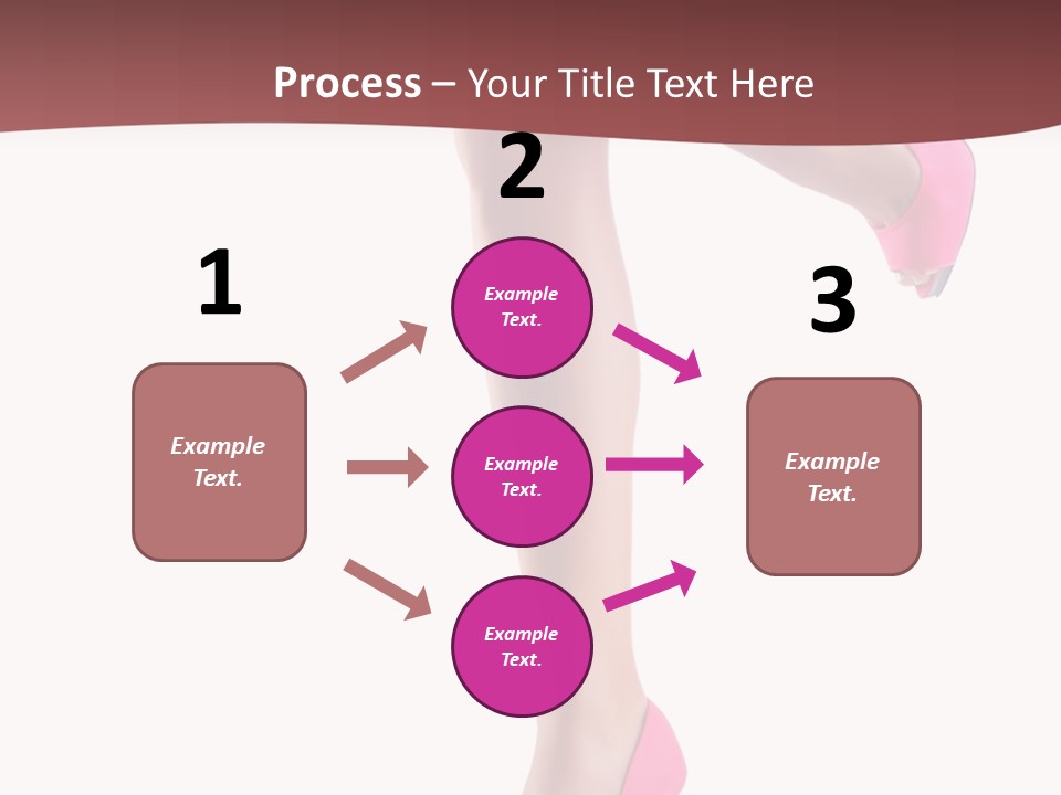 A Woman's Legs With High Heels Powerpoint Presentation Template PowerPoint Template