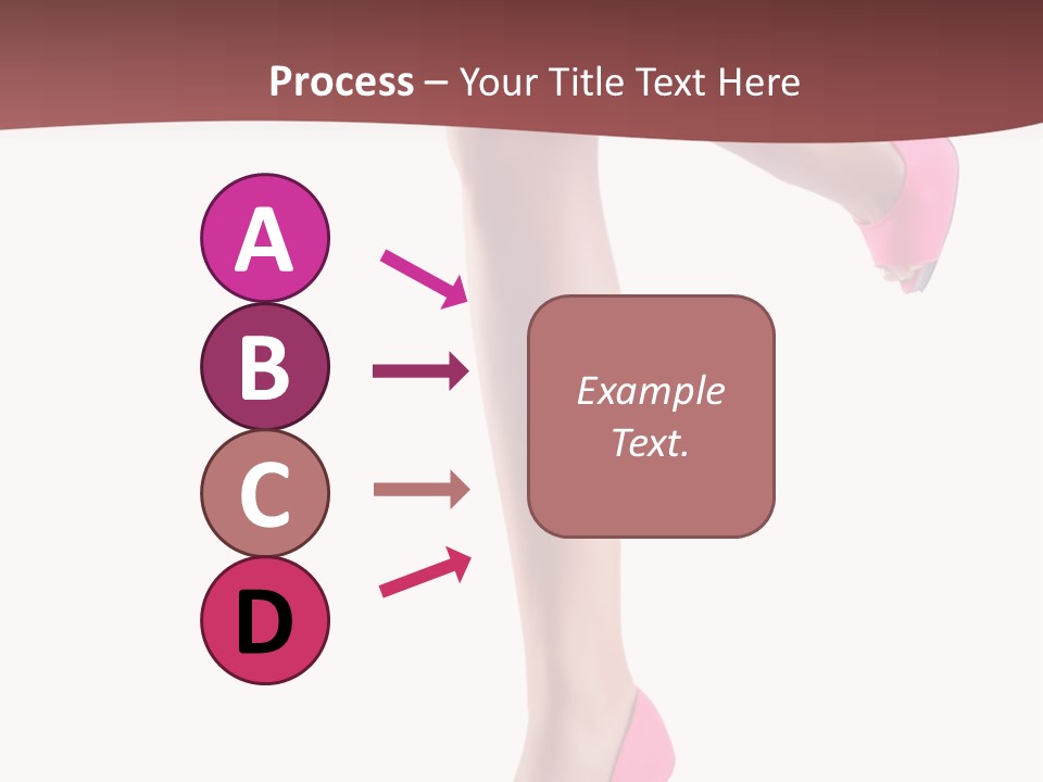A Woman's Legs With High Heels Powerpoint Presentation Template PowerPoint Template