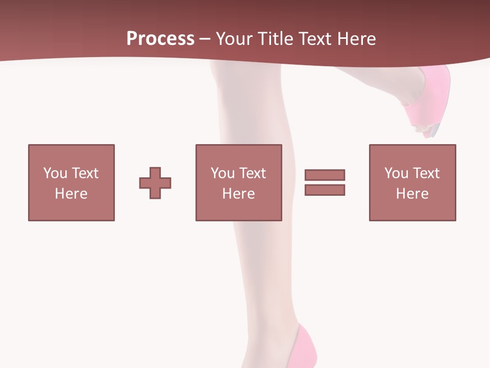A Woman's Legs With High Heels Powerpoint Presentation Template PowerPoint Template