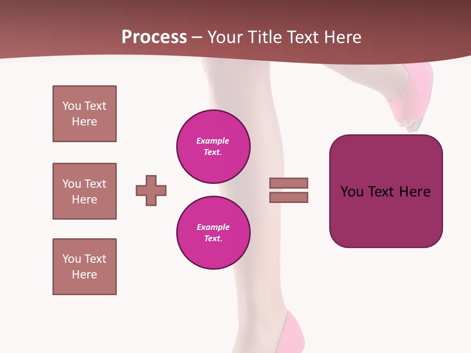 A Woman's Legs With High Heels Powerpoint Presentation Template PowerPoint Template
