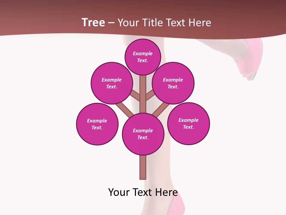 A Woman's Legs With High Heels Powerpoint Presentation Template PowerPoint Template