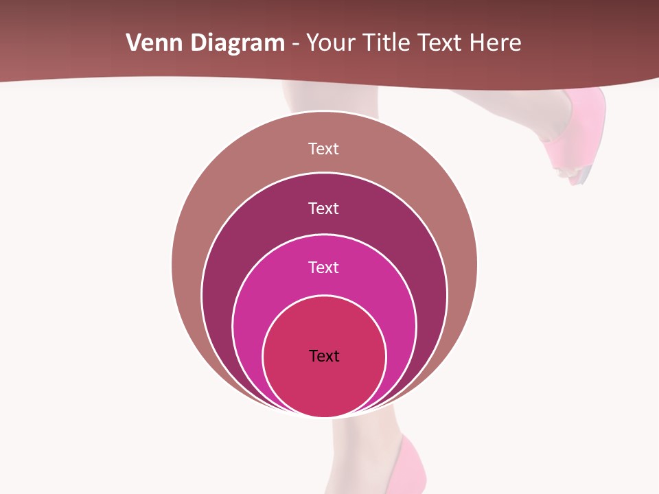 A Woman's Legs With High Heels Powerpoint Presentation Template PowerPoint Template