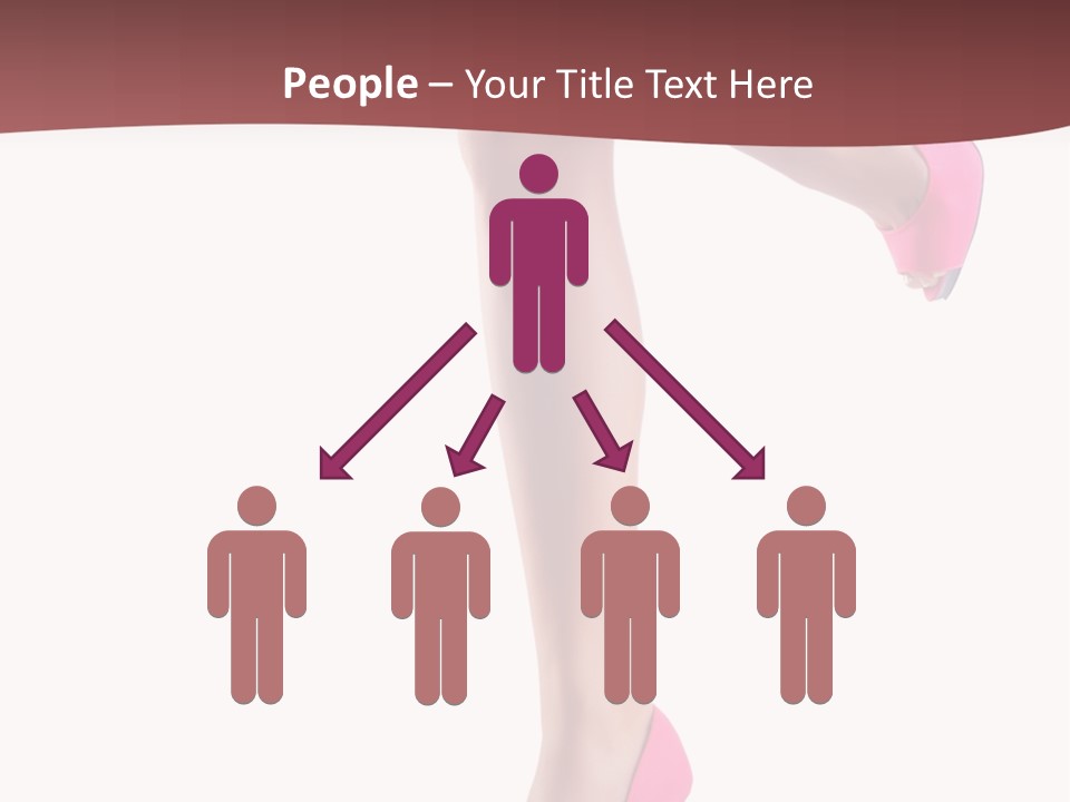A Woman's Legs With High Heels Powerpoint Presentation Template PowerPoint Template