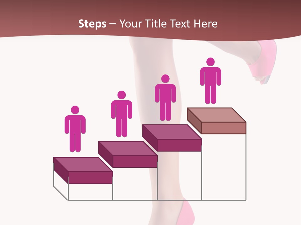A Woman's Legs With High Heels Powerpoint Presentation Template PowerPoint Template