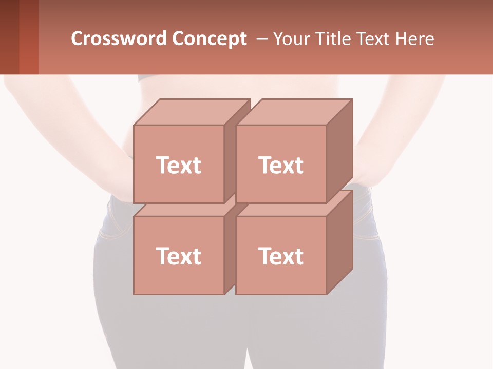 A Woman In A Black Top Is Holding Her Stomach PowerPoint Template