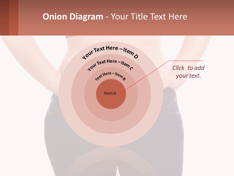 A Woman In A Black Top Is Holding Her Stomach PowerPoint Template